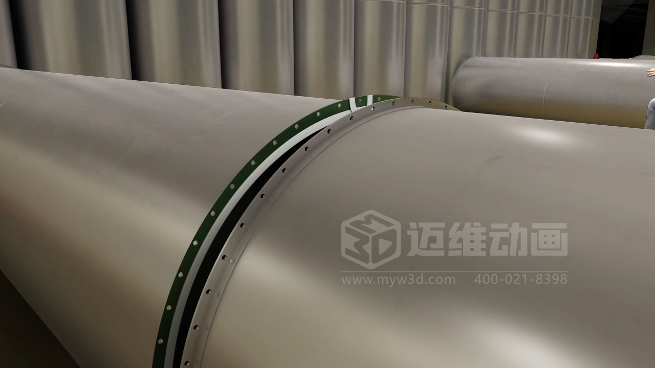 工藝排氣系統工程施工三維動畫展示(圖3) 工藝排氣系統工程施工三維動畫展示(圖3)