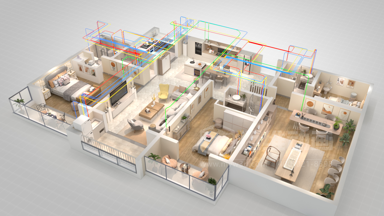 室內管道施工工藝三維動畫展示(圖1) 室內管道施工工藝三維動畫展示(圖1)