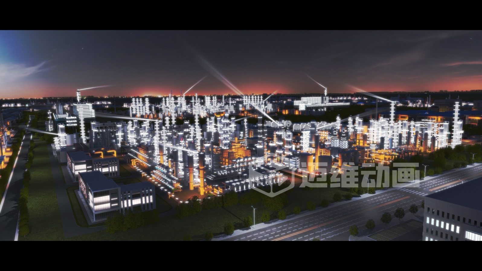 化工行業全流程自動化三維動畫宣傳片展示(圖4)