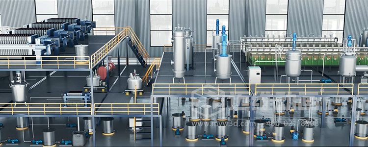 稀缺金屬循環再生過程優化平臺三維動畫(圖2)