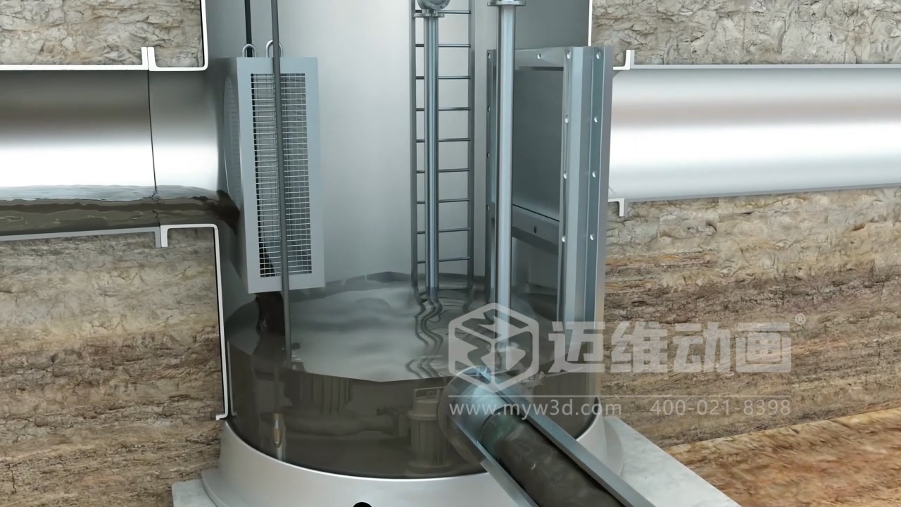 環(huán)保項目競標(biāo)突圍關(guān)鍵:三維動畫直觀解析一體化智能截污井 “截污、分流、監(jiān)測” 全流程原理(圖3) 環(huán)保項目競標(biāo)突圍關(guān)鍵:三維動畫直觀解析一體化智能截污井 “截污、分流、監(jiān)測” 全流程原理(圖3)